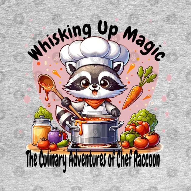 "Whisking Up Magic: The Culinary Adventures of Chef Raccoon" by WEARWORLD
